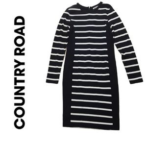 COUNTRY ROAD STRIPED DRESS